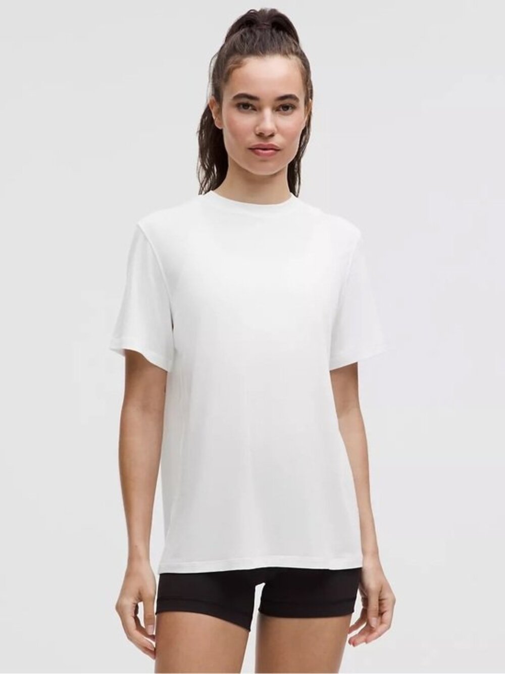 lululemon athletica White Short Sleeve Crewneck Tee